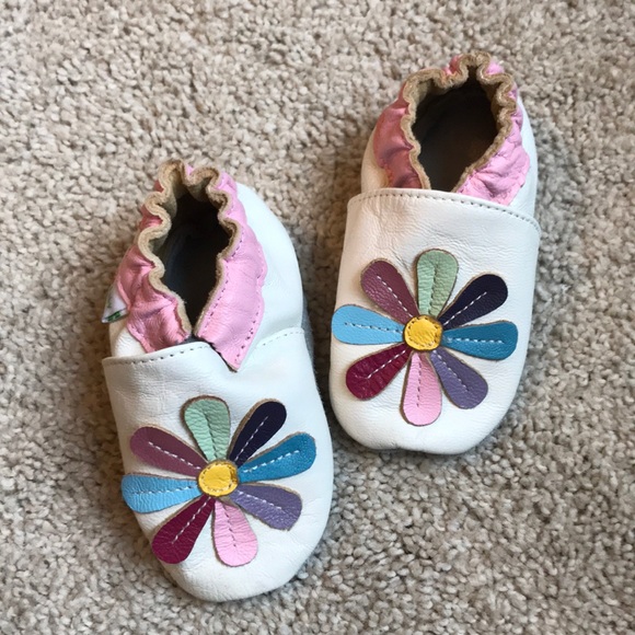 Other - Momo baby leather booties 5” long